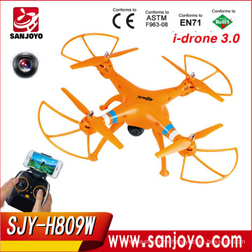 4CH RC Quadcopter FPV WiFi Real Time Transmission HD camera Quad copter vs SYMA X8W 2.4G FPV RC Drone SJY-H809W